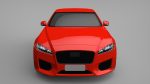 Sports Sedan Game-Ready Model Low-poly 3D model