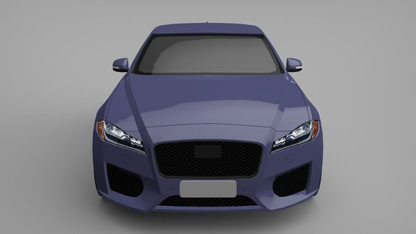 Sports Sedan Game-Ready Model Low-poly 3D model