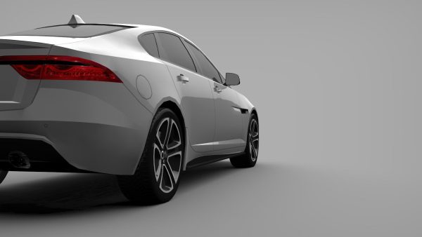 Sports Sedan Game-Ready Model Low-poly 3D model