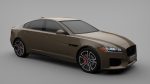 Sports Sedan Game-Ready Model Low-poly 3D model