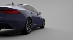 Sports Sedan Game-Ready Model Low-poly 3D model