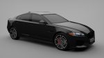 Sports Sedan Game-Ready Model Low-poly 3D model