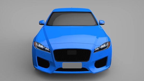 Sports Sedan Game-Ready Model Low-poly 3D model