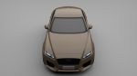 Sports Sedan Game-Ready Model Low-poly 3D model