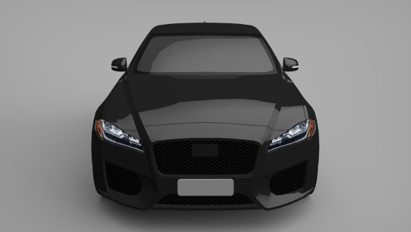 Sports Sedan Game-Ready Model Low-poly 3D model