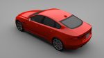 Sports Sedan Game-Ready Model Low-poly 3D model