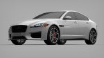 Sports Sedan Game-Ready Model Low-poly 3D model