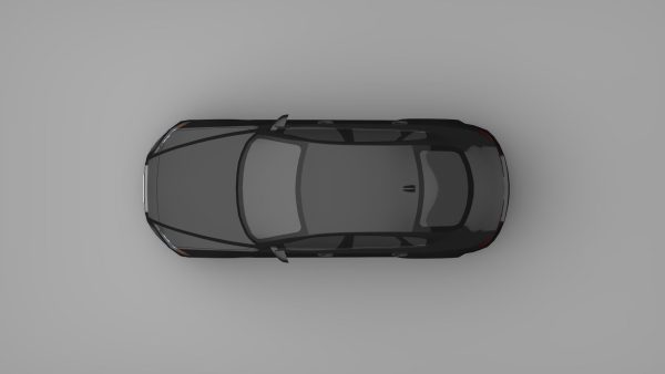 Sports Sedan Game-Ready Model Low-poly 3D model