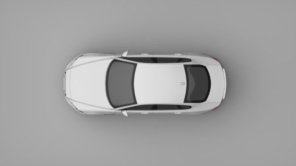 Sports Sedan Game-Ready Model Low-poly 3D model