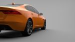 Sports Sedan Game-Ready Model Low-poly 3D model