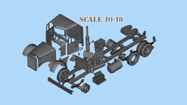 STL files American Industrial Truck 281 From The Movie Duel