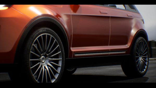 SUV 03 Driveable Animated Realistic