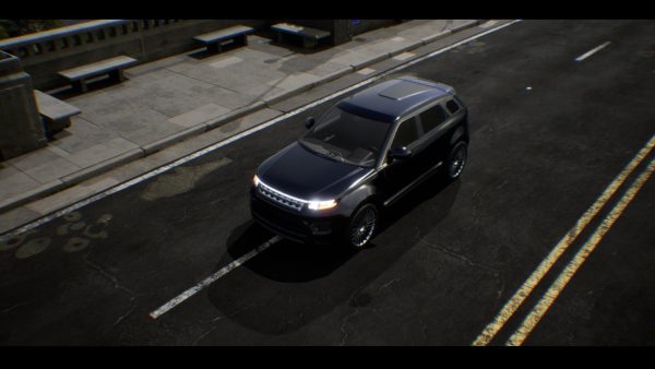 SUV 03 Driveable Animated Realistic