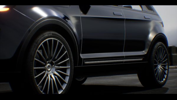 SUV 03 Driveable Animated Realistic