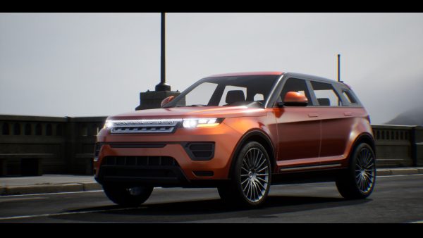 SUV 03 Driveable Animated Realistic