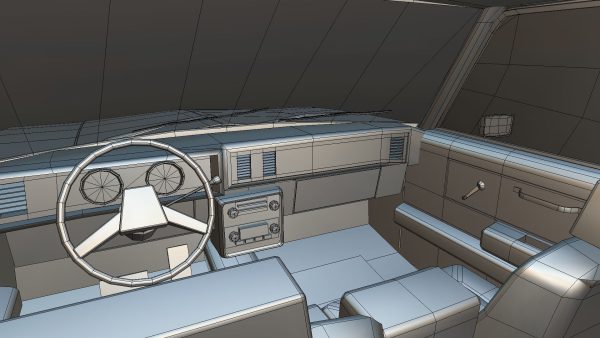 Taxi Chevrolet malibu1981 lowpoly