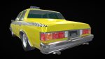 Taxi Chevrolet malibu1981 lowpoly
