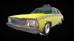 Taxi Chevrolet malibu1981 lowpoly
