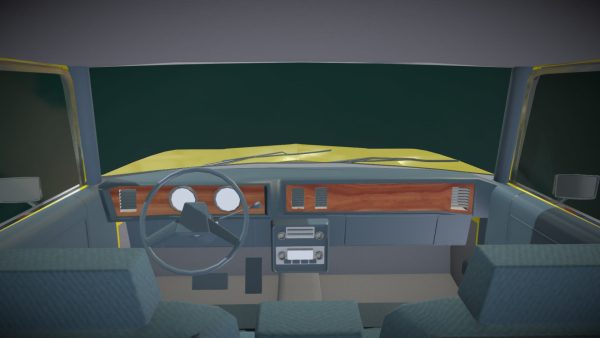 Taxi Chevrolet malibu1981 lowpoly