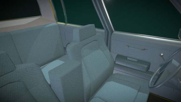 Taxi Chevrolet malibu1981 lowpoly