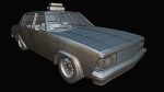 Taxi Chevrolet malibu1981 lowpoly