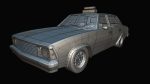 Taxi Chevrolet malibu1981 lowpoly