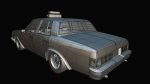 Taxi Chevrolet malibu1981 lowpoly