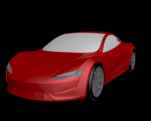 TESLA ROADSTER 2020 FOR 3D PRINTING STL FILES