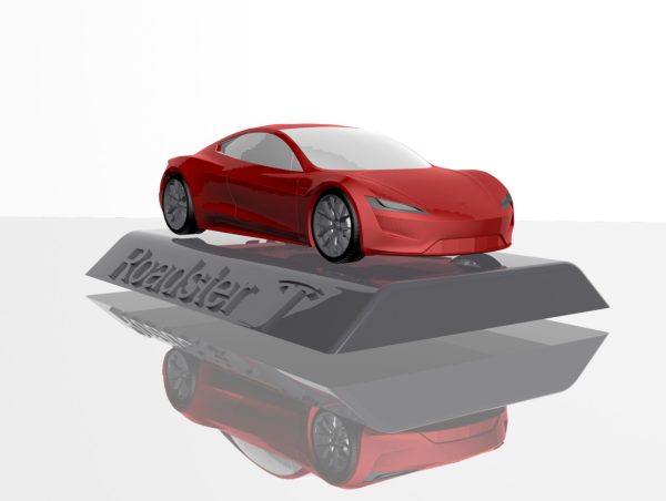 TESLA ROADSTER 2020 FOR 3D PRINTING STL FILES
