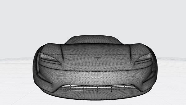 TESLA ROADSTER 2020 FOR 3D PRINTING STL FILES