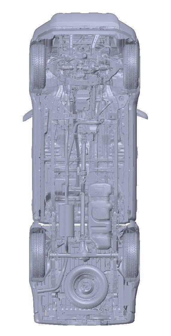 Toyota Tacoma 2016 complete 3d scan model