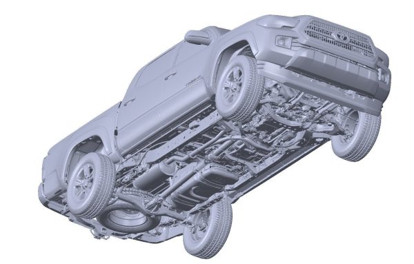 Toyota Tacoma 2016 complete 3d scan model
