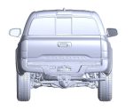 Toyota Tacoma 2016 complete 3d scan model