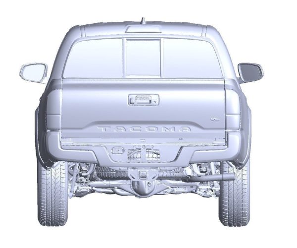 Toyota Tacoma 2016 complete 3d scan model