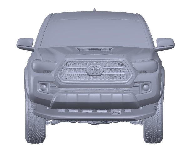 Toyota Tacoma 2016 complete 3d scan model