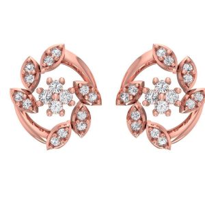Women Stud Earrings 3dm STL OBJ FBX Renders Details