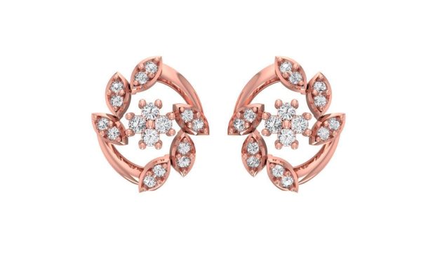 Women Stud Earrings 3dm STL OBJ FBX Renders Details